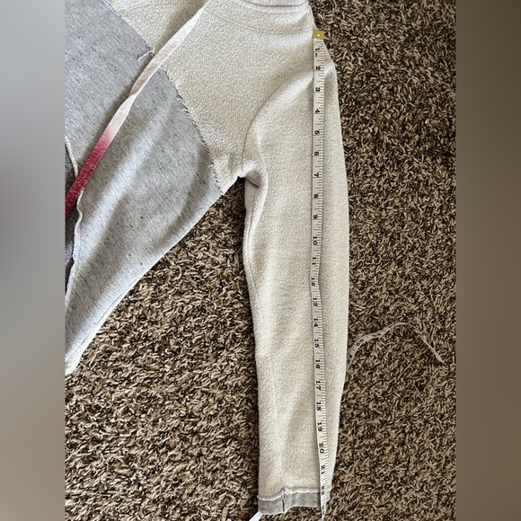 Women’s oversized gray and white hoodie - Picture 3 of 9